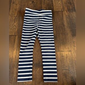 Crewcuts Navy and White Striped Leggings